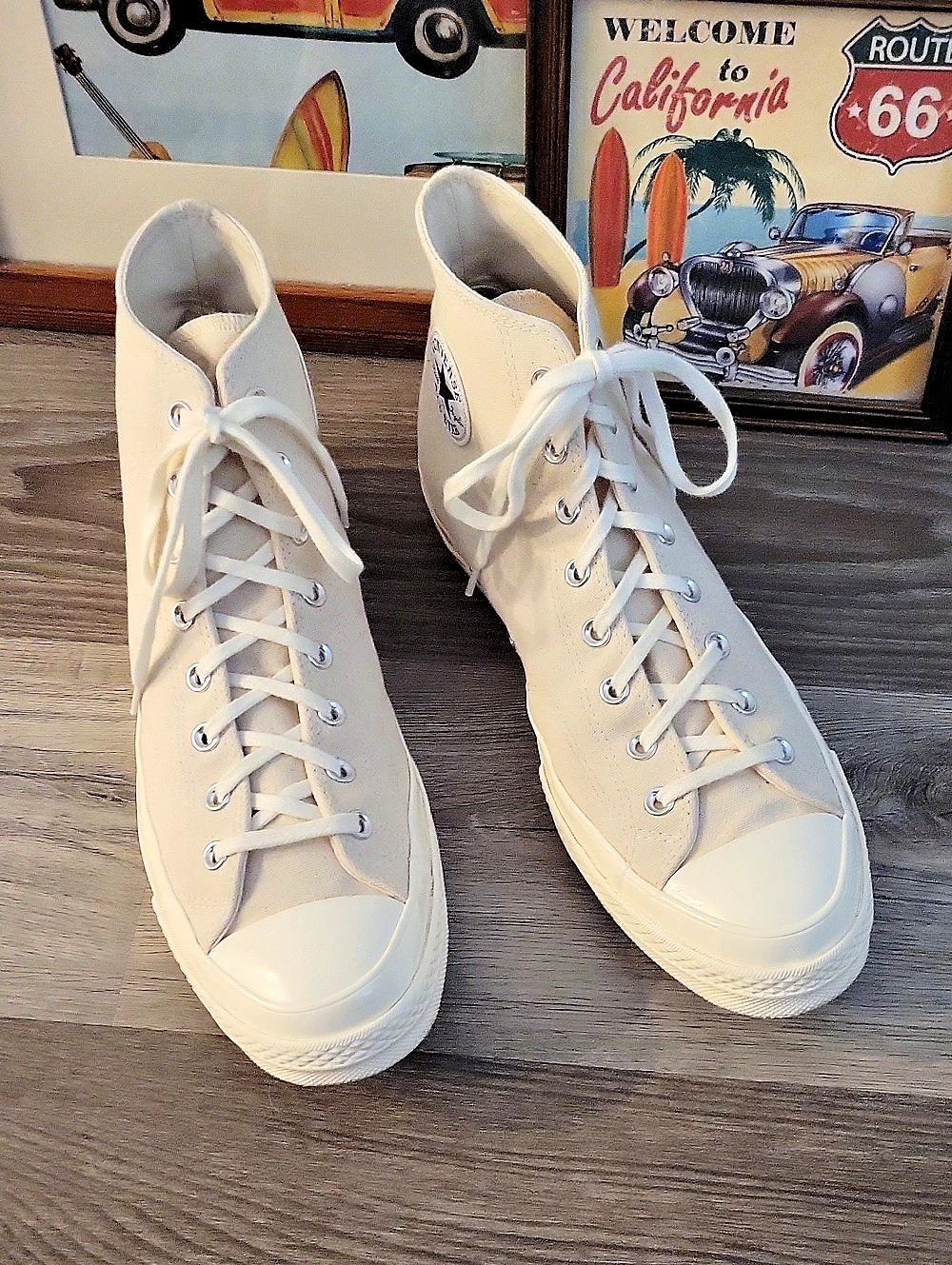 Converse Chuck 70 High Top Sneakers in Muslin Canvas